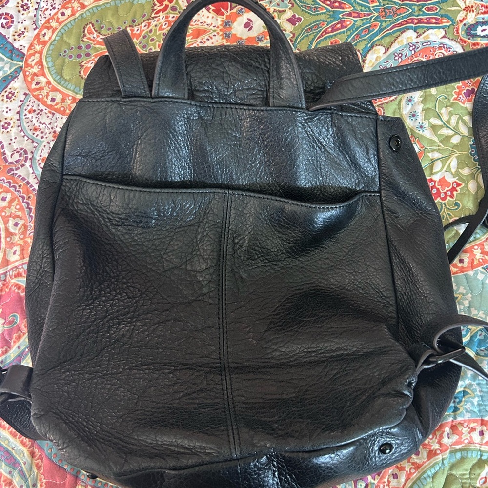 Aimee Kestenberg Black Backpack Sleek Minimalist Design - Picture 3 of 6